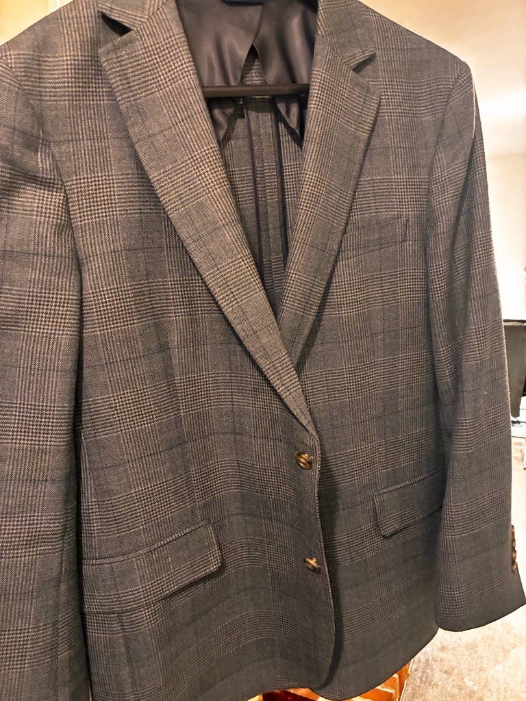 Brooks Brothers Grey Glen Plaid Sport Coat